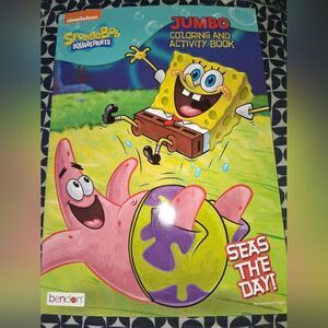 New SpongeBob SquarePants Coloring And Activity Book